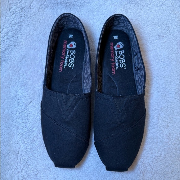 Skechers Black Slip-On Flats - Picture 2 of 8